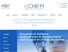 Tablet Screenshot of chem-sante.fr